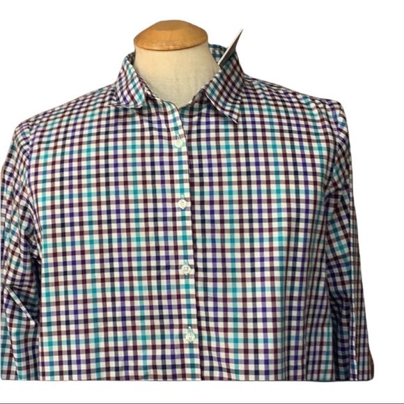 Sz18 Lands End Button Down Shirt NWT - Picture 3 of 6